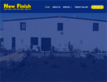 Tablet Screenshot of newfinishincorporated.com